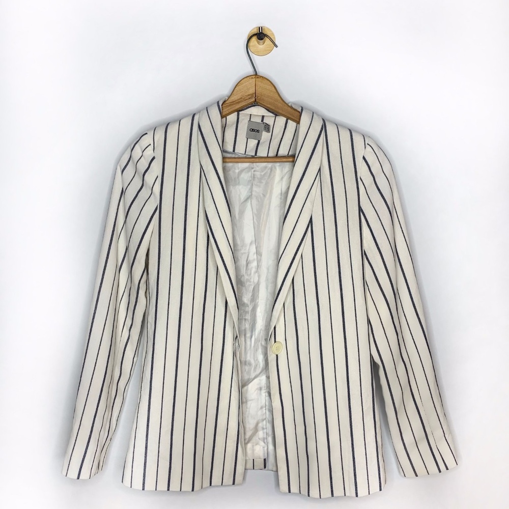 Asos Pinstripe Blazer